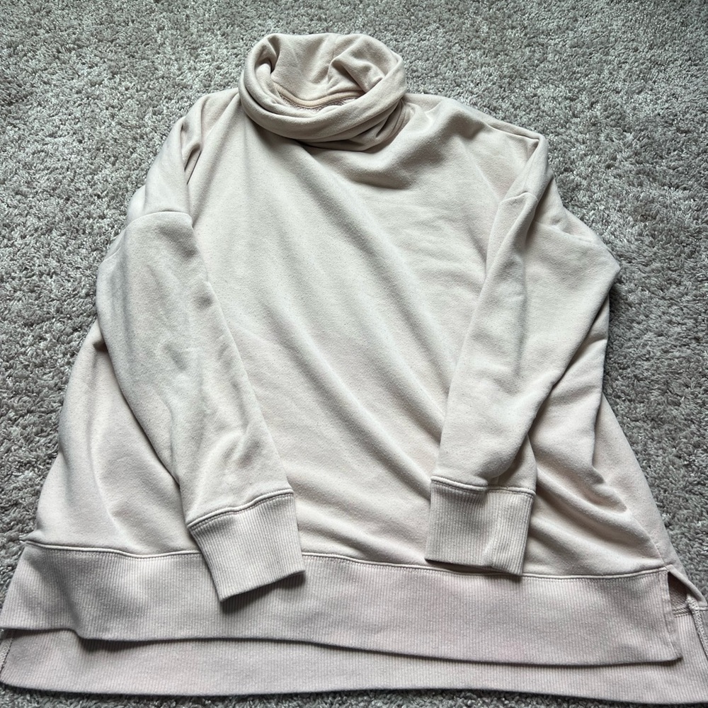 Cream Turtleneck Sweater